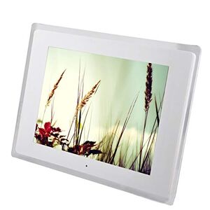 ADaga 12 inch acrylic electronic photo album gift photo frame black white (White)