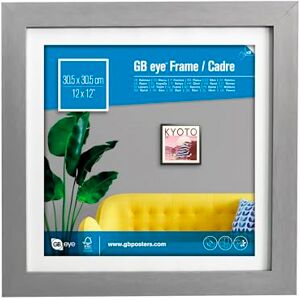 GB eye Contemporary Wooden Silver Picture Frame - 30.5 x 30.5cm