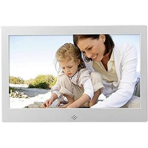 UsmAsk 10 Inch Led Smart Digital Photo Frame Wifi Display Slideshow E-Albums Mp3/Mp4 Video Player 8Gb Electronic Picture Album E-Albums With Remote Control (Silver)