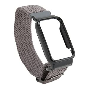 jerss Braided Loop Band, Protective Frame Loop Band Woven Bracelet for Camping (Gray + Black Shell)