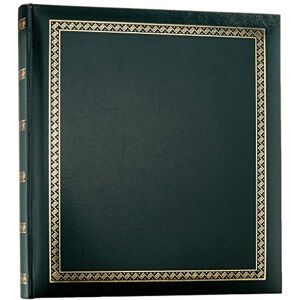 walther Design Photo Album Green 29 x 32 cm Imitation Leather with Embossing, The Chic Thickness MX-101-A