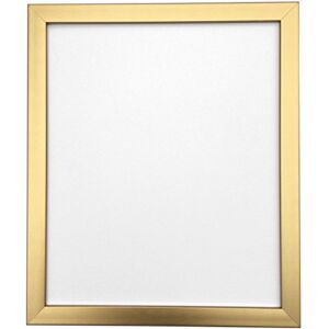 FRAMES BY POST 0.75 Inch Gold Picture Photo Frame 10 x 10 Inch Plastic Glass