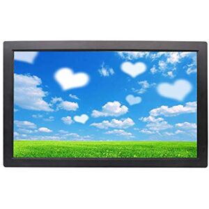 LANAZU 18.5-inch Digital Photo Frame Supports Music/Picture/Video Playback, Infrared Remote Control Receiving (Black)