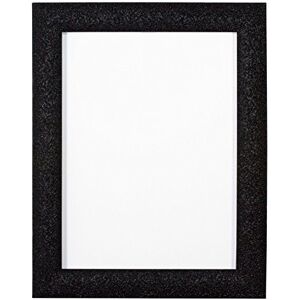 Paintings Frames Black Colour Stardust Photo Frame Picture Frame Poster Frame Ready to hang or stand with MDF backing board - Size (21x29.7cm) (11.75"x8.25") A4