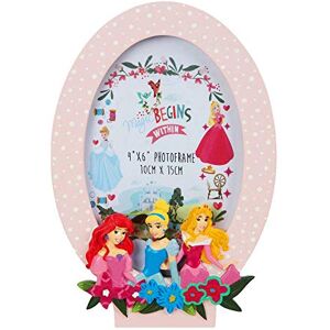 Disney Princess Ariel Cinderella Aurora Oval Resin Photo Frame 4 x 6 Gift