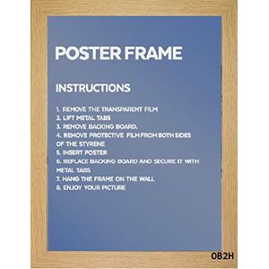 OB2H OAK WOOD EFFECT A1 A2 A3 A4 A5 POSTER, PICTURE FRAMES (Oak, 7 X 5"INCH)