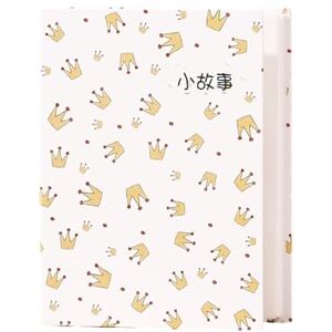 Hixingo Memo Photo Album 6x4 Holds Up to 100 Photos, Baby and Wedding Photo Albums, Personalised Photo Book - Gifts - Travel - Photo Books for Memories - Photo Album Slip in (5’’,Crown)