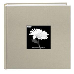 Pioneer Cloth Photo Album with Frame, Multi-Colour, 24.13 x 23.87 x 5.08 cm