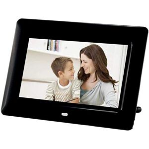 LANAZU Spacmirrors Digital Picture Frame 7 Inch Digital Photo Frame, Creative Led Electronic Photo Frame Gift Present (Black)