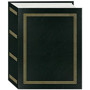 Pioneer Photo Albums Photo Album, Black, 100 Pockets 4"x6