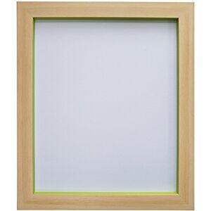 FRAMES BY POST Plastic Glass Magnus Picture Photo Frame, Beech and Green, 30 x 24 Inch