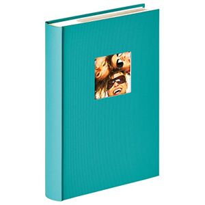 walther Design Photo Album Petrol Green 300 Photos 10 x 15 cm Memo Slip-in Album with Punched Cover, Fun ME-111-K