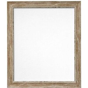 FRAMES BY POST Distressed Wood Effect Picture Photo Frame 24"x20" (Plastic Glass)