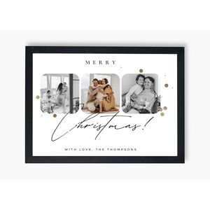 Packard Bell TECH Personalised Christmas Memories Family Photo Picture Frame, Add Your Picture with text, Presents For Mom, Dad, Kids, Friends for Christmas Day (Design 04)