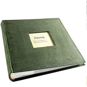 HUMINGG Photo album 6" Interstitial Photo Album 200 Pockets Album Scrapbook Wedding Commemorative Family Memory Album Pictures Storage (Color : Green)