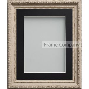 Frame Company Brompton Range Shabby Chic Picture Photo Frame With Black Mount * Choice of Sizes*