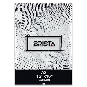 Brista Clip Picture Frames Photo Frame Wall Hanging Strong Glass Free Frameless Clear Frame for Posters Certificates Photographs (A3: 12" X 16")
