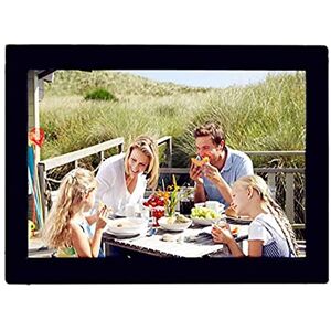 ADaga Photo frame High-definition Vertical Screen Display Electronic Photo Album Home Wall-mounted Video Picture Player Digital Frame (Color : White, Size : 13 inch+8 (Black 12 inches)