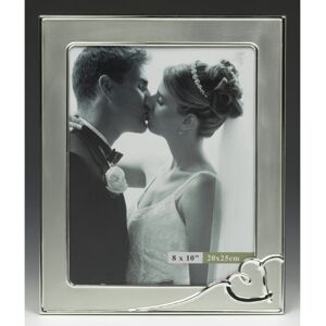 Shudehill Giftware Black and Silver Wedding Heart 8x10 Frame