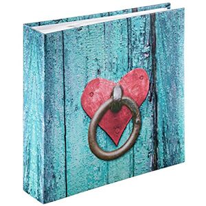 Hama "Rustico" Photo Album, 100 white pages (50 sheets), Slip-in Album for 200 photos in 10 x 15 cm format, Door Knocker