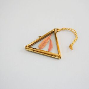 Paper high Alia Mini Triangular Glass Hanging Photo Frame - Gold
