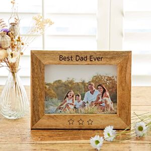 Paper high Personalised Lakadee Wooden Photo Frame - 7" x 5"