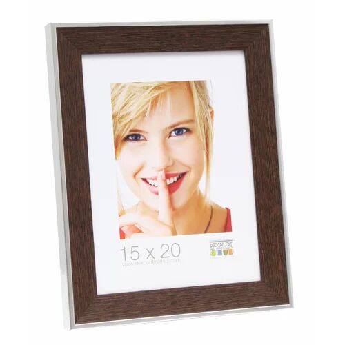 Symple Stuff Picture Frame (Set of 2) Symple Stuff Colour: Brown, Photo Size: 11.7" x 17.55"  - Size: 15.6" x 19.5"