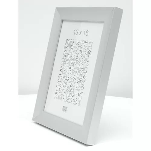 17 Stories Warsaw Picture Frame 17 Stories Size: 43.8cm H x 43.8cm W x 2cm D, Colour: Silver  - Size: 42.2cm H x 32.2cm W x 2.1cm D