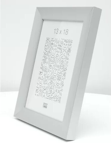 17 Stories Warsaw Picture Frame 17 Stories Size: 43.8cm H x 43.8cm W x 2cm D, Colour: Silver  - Size: 42.2cm H x 32.2cm W x 2.1cm D