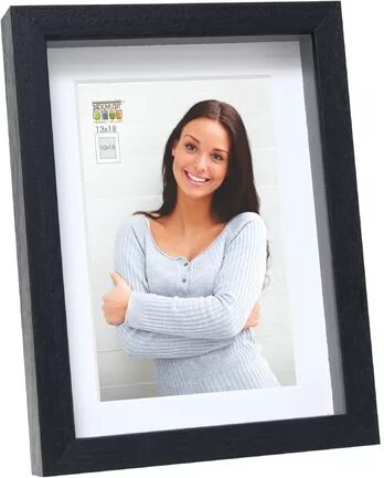 17 Stories Iron Gate Picture Frame 17 Stories Size: 72cm H x 52cm W x 2.9cm D, Colour: Black  - Size: 22cm H X 42cm W X 2cm D