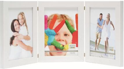 Brayden Studio Beresford Picture Frame Brayden Studio Colour: White, Photo Size: 5.12" x 7.09"  - Size: 12cm H X 14cm W X 14cm D