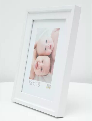 17 Stories Mineral Picture Frame 17 Stories Colour: White, Size: 64cm H x 54cm W x 1.8cm D  - Size: 36cm H x 36cm W x 4.5cm D