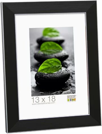 Symple Stuff Picture Frame (Set of 2) Symple Stuff Colour: Black, Photo Size: 11.81" x 15.75"  - Size: 7.87" x 15.75"