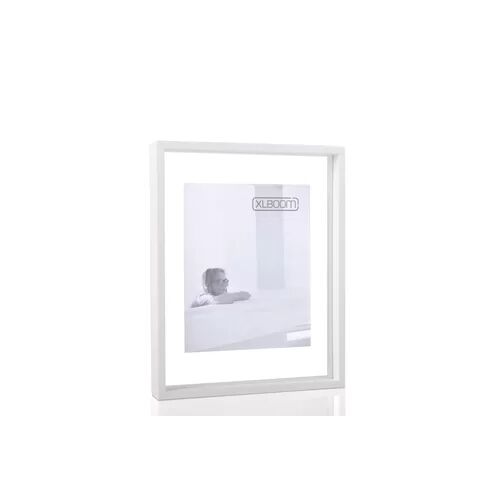 XLBoom Floating Box Picture Frame XLBoom Colour: White, Size: 11" x  14"  - Size: 5" x 7"