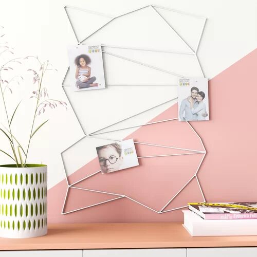 Hashtag Home Cawthon Magnetic Grid Picture Frame Hashtag Home Colour: White  - Size: 73.5cm H x 53.5cm W x 1.8cm D