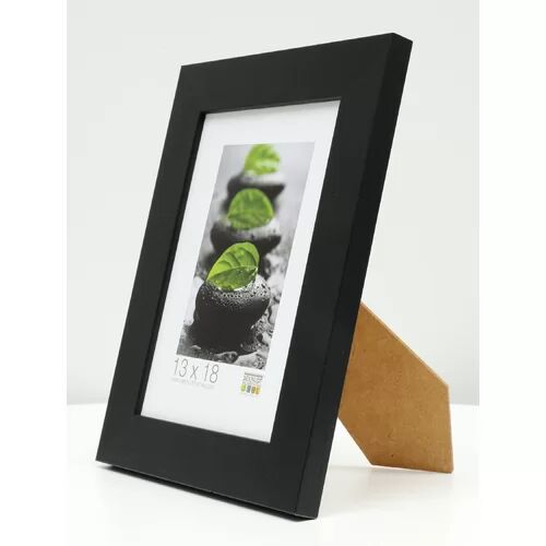 17 Stories Poplar Picture Frame 17 Stories Colour: Black, Size: 75cm H x 55cm W x 1.4cm D  - Size: 32cm H X 42cm W X 2cm D