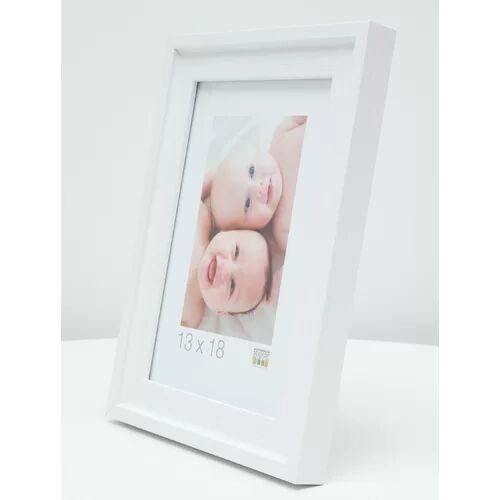 17 Stories Mineral Picture Frame 17 Stories Colour: White, Size: 64cm H x 44cm W x 1.8cm D  - Size: 36cm H x 36cm W x 4.5cm D