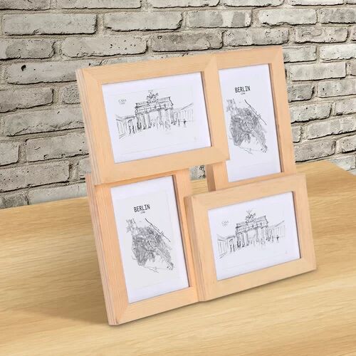 Ebern Designs 4 Piece Ayon Picture Frame Set Ebern Designs Colour: Natural Rectangle 140 x 200cm