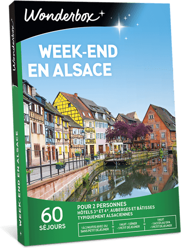 Wonderbox Coffret cadeau Week-end en Alsace - Wonderbox