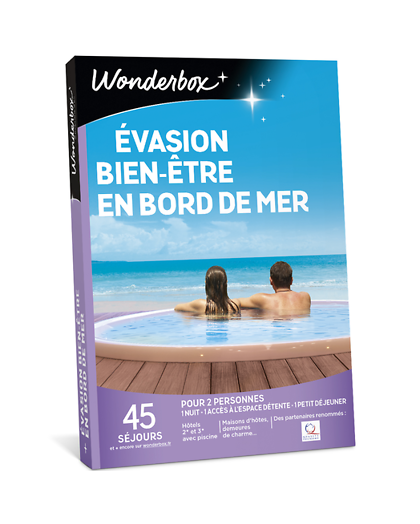Wonderbox Coffret cadeau Évasion bien-être en bord de mer - Wonderbox