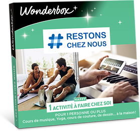 Wonderbox Coffret cadeau # Restons chez nous - Wonderbox