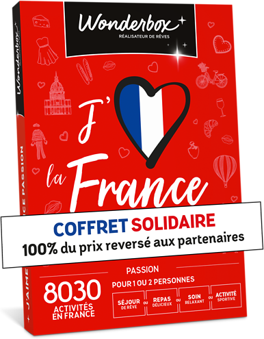 Wonderbox Coffret cadeau J'aime la France Passion - Wonderbox