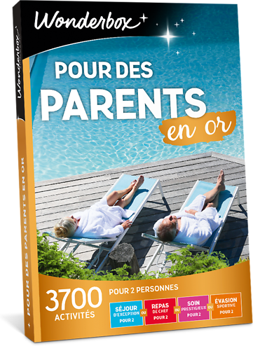 Wonderbox Coffret cadeau Pour des parents en or - Wonderbox