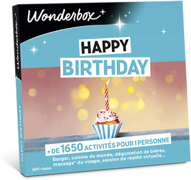 Wonderbox Coffret cadeau Happy Birthday - Wonderbox