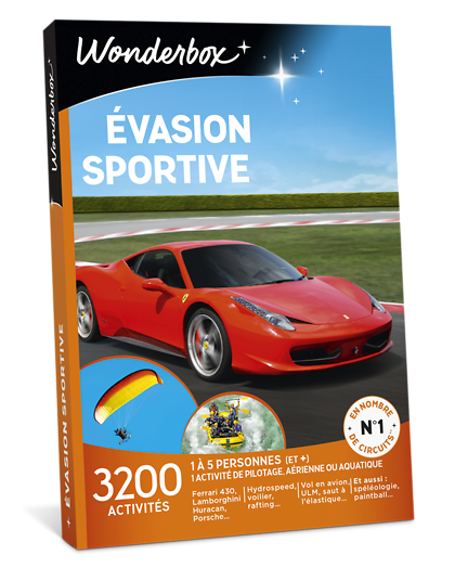 Wonderbox Coffret cadeau Evasion Sportive - Wonderbox