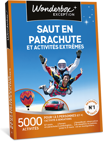 Wonderbox Coffret cadeau Saut en parachute et activités extrêmes - Wonderbox