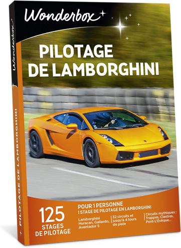 Wonderbox Coffret cadeau Pilotage de Lamborghini - Wonderbox