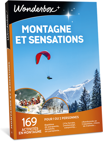 Wonderbox Coffret cadeau Montagne et sensations - Wonderbox