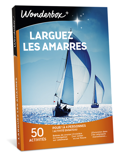 Wonderbox Coffret cadeau Larguez les amarres - Wonderbox