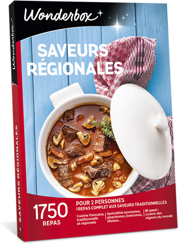 Wonderbox Coffret cadeau Saveurs régionales - Wonderbox